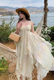 Sexy High Low Straps Irregular Straps Maxi Homecoming Dresses HZ1024
