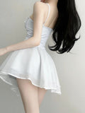 Unique A Line Spaghetti Straps Short 8th Grade Homecoming Dresses Hoco Dress HZ1024