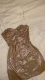 20th Birthday Sheath Spaghetti Straps Sequin Champagne Homecoming Dresses Short Party Dress HZ1024