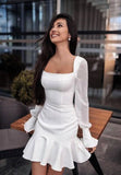 Elegant Homecoming Dresses Pretty Short Cocktail Dresses Sheath Birthday Outfits HZ1024
