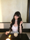 Charming 21th Mermaid Halter White Chiffon Short Homecoming Dress Birthday Outfits HZ1024