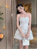 Elegant A Line Strapless 18th Birthday Dress Short Homecoming Dresses HZ1024