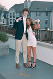 Elegant Mermaid V Neck Satin Short Homecoming Dress 19th Birthday Outfits HZ1024