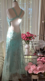 Gorgeous Mermaid Sweetheart Chiffon Sequin Beaded Long Prom Dress, Evening Dress HZ1024