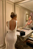 Formal Mermaid Satin Long Prom Dress, Evening Dress HZ1024