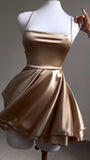 Chic A line Backless Short Homecoming Dress Fashion Party Gown Birthday Outfits HZ1024