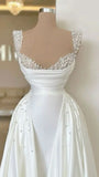 Fairytale Mermaid Satin Wedding Dresses For Bride HZ1024