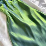 Modest Sheath Spaghetti Straps Long Green Prom Dress Evening Dresses HZ1024